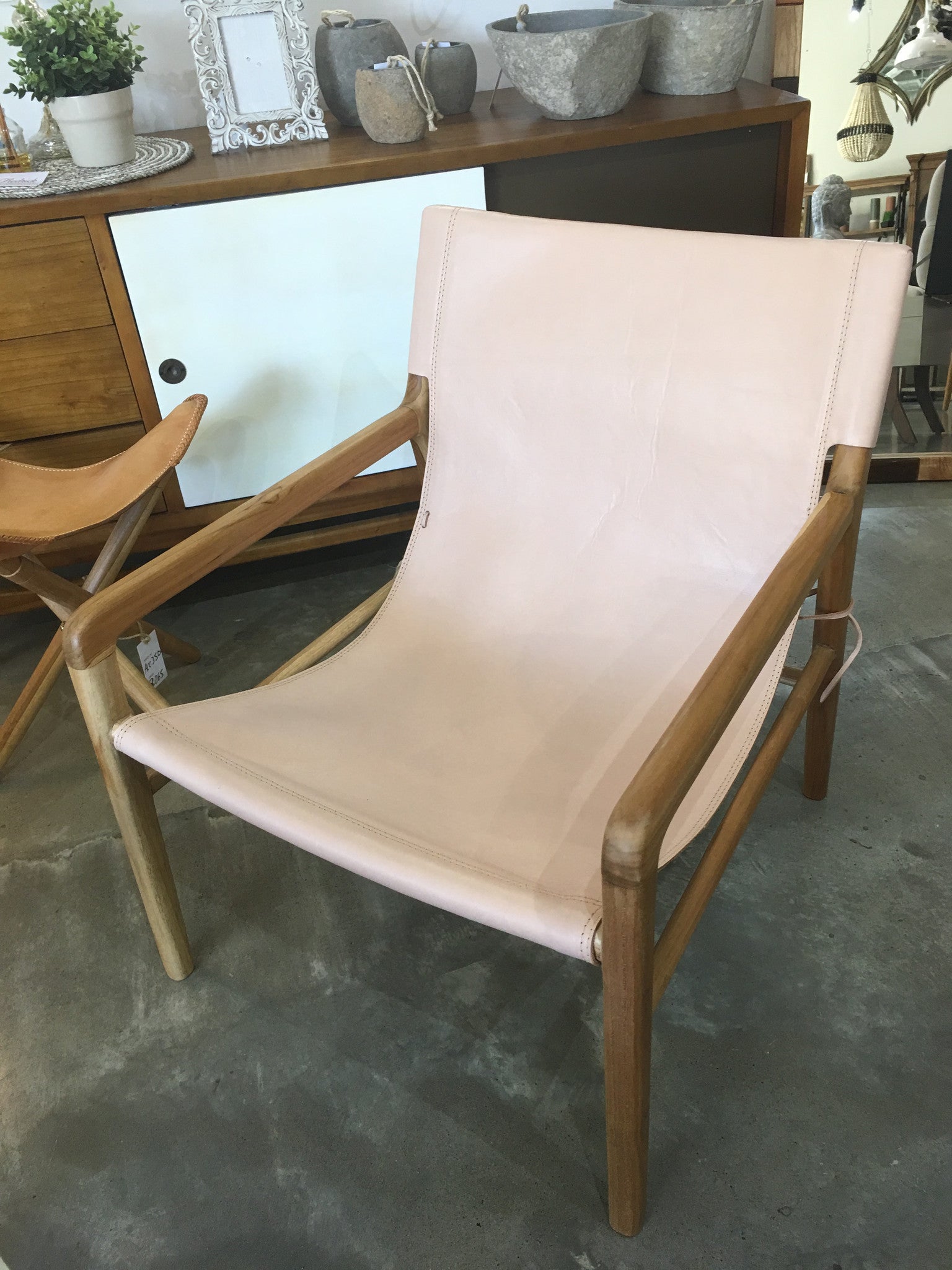 Leather discount easy chair