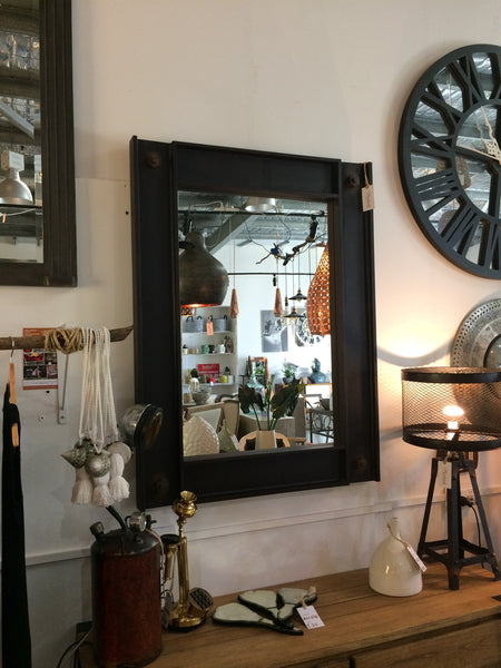 Vintage Industrial Mirror