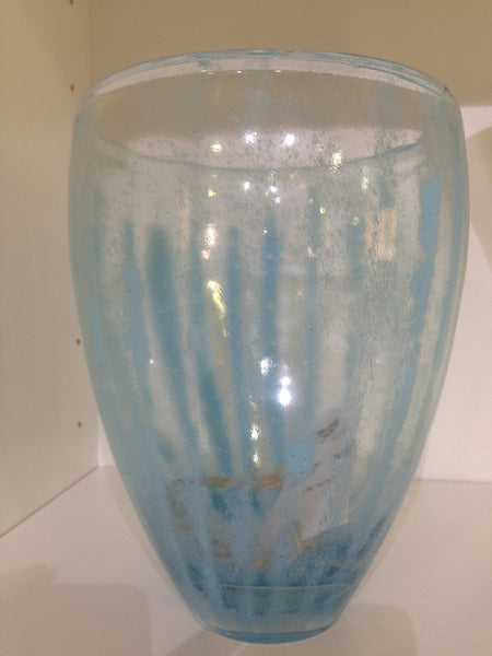 Light Blue Glass Vase